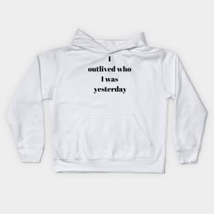 Wisdom Quotes Design Kids Hoodie